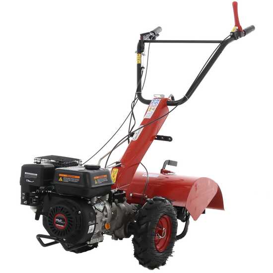 Einachsschlepper GeoTech Pro MCT 650 mit Loncin Benzin Verbrennungsmotor, 196cc - 6.5 PS