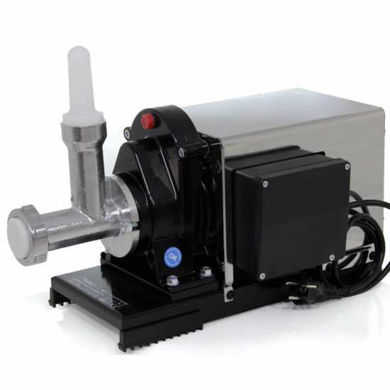 Nudelpresse Reber 9070NSP INOX - Professioneller elektrischer Induktionsmotor 1200W - Getriebemotor mit Stahlzahnrädern