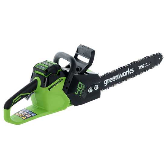 Greenworks GD40CS18 - Akku-Kettens&auml;ge 40V 4Ah - Schwert 40 cm