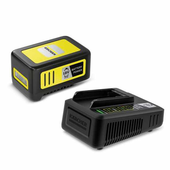 Starter Kit Ladeger&auml;t und Akku Karcher 18 V 5 Ah