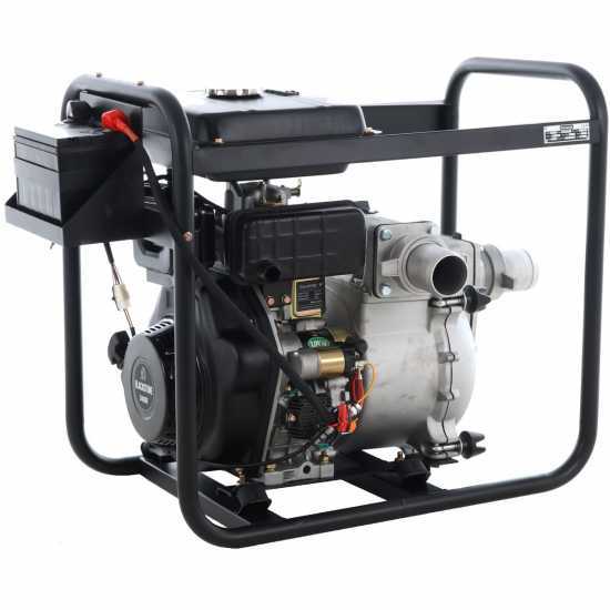 Diesel Wasserpumpe Blackstone BD-ST 8000ES f&uuml;r Schmutzwasser mit Anschl&uuml;sse 80 mm - Euro 5