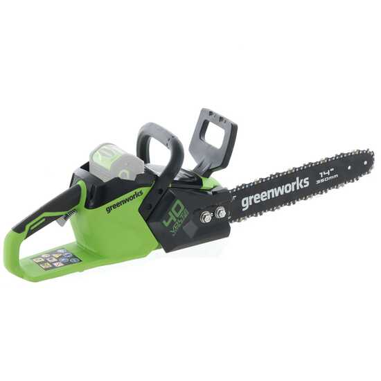 Greenworks GD40CS15 - Akku-Kettens&auml;ge - Schwert 35 cm - AKKU UND LADEGER&Auml;T NICHT IM LIEFERUMFANG ENTHALTEN