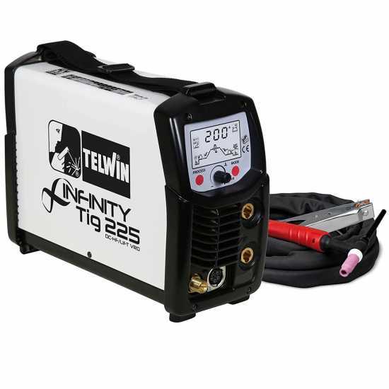 Inverter-Schwei&szlig;ger&auml;t WIG/MMA Telwin Infinity TIG 225 DC-HF/LIFT VRD zum Schwei&szlig;en mit Gleichstrom (DC)
