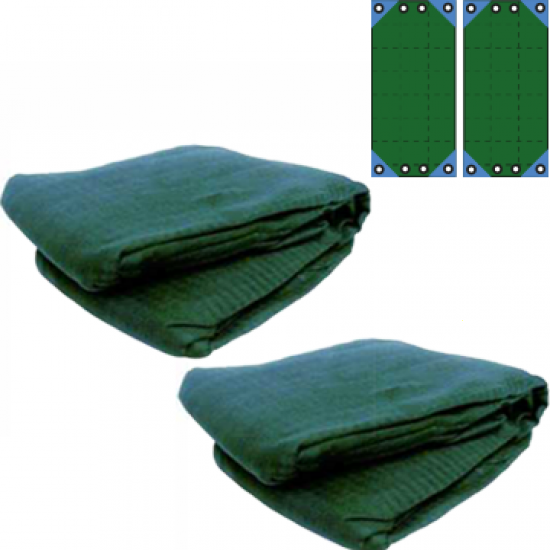 2er Pack Erntenetze für Oliven - 5x10 m - 95g/mq