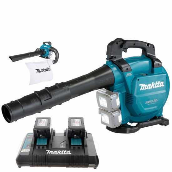 Laubbl&auml;ser-Laubsauger Makita DUB363 36V 2 Batterien 18V 5Ah inklusive