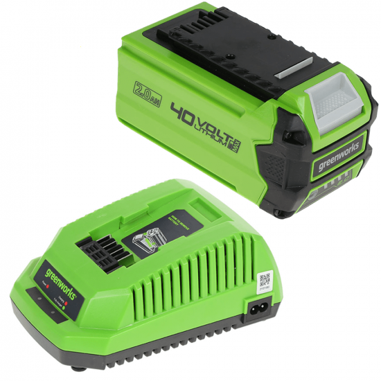 Starter kit Greenworks Akku 40V 2Ah  + Ladeger&auml;t