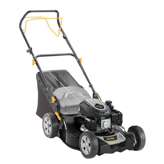 Rasenm&auml;her AL5 46 SA mit Benzinmotor ST 140 von 139 ccm, mit Radantrieb