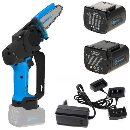 Manuelle Akku-Astkettens&auml;ge Campagnola T-Rex - 1 Akku 4 Ah + 1 Akku 2,5 Ah