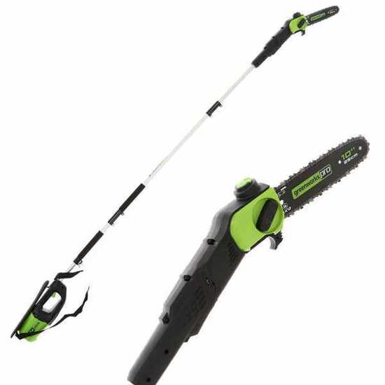 Akku-Astkettens&auml;ge Greenworks GD60PS 60V - mit Schultergurt und Teleskopschaft - AKKU UND LADEGER&Auml;T NICHT IM LIEFERUMFANG ENTHALTEN