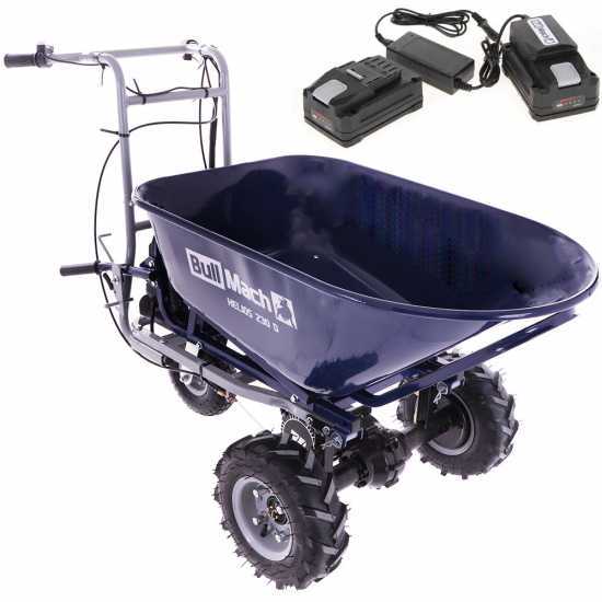 BullMach Helios 230 D - Akku Schubkarre mit zwei Akkus 48V 2Ah