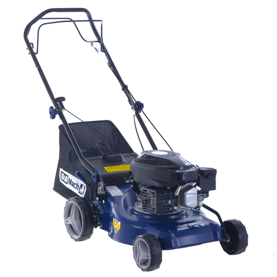 Rasenm&auml;her zum Schieben BullMach PARIS - 40 IS - 4HP Benzinmotor - 40cm Schnittbreite