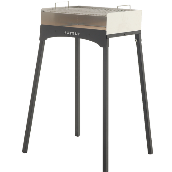 Famur BK6 Life Camping-Holzkohlegrill - Chromgitter 48x36 cm