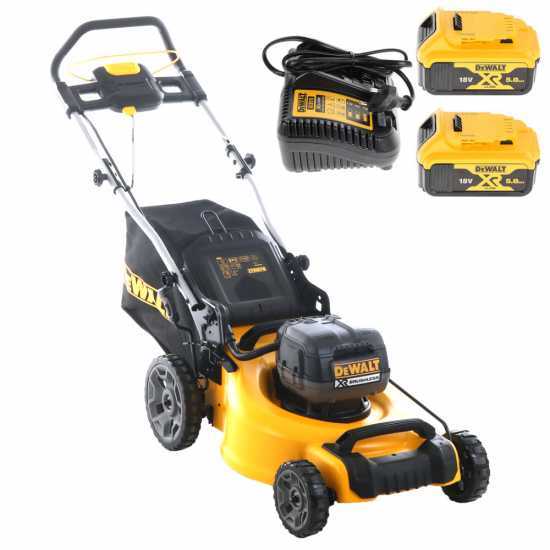 Akku-Rasenm&auml;her DeWalt DCMW564P2-QW - 2 Akkus 18V/5Ah - Schnittbreite 48  cm