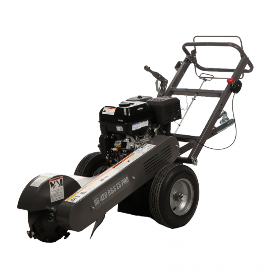 BlackStone SG 420 B&amp;S ES PRO - Baumstumpffr&auml;se - Motor B&amp;S XR2100 420 ccm - Schneideger&auml;t mit 8 Wolframkarbidh&auml;mmern