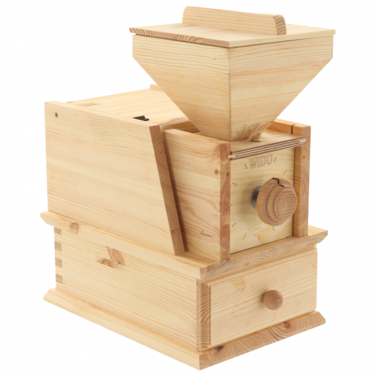 WIDU Volksm&uuml;hle Mod. II Getreidem&uuml;hle in Massivholz - 400W
