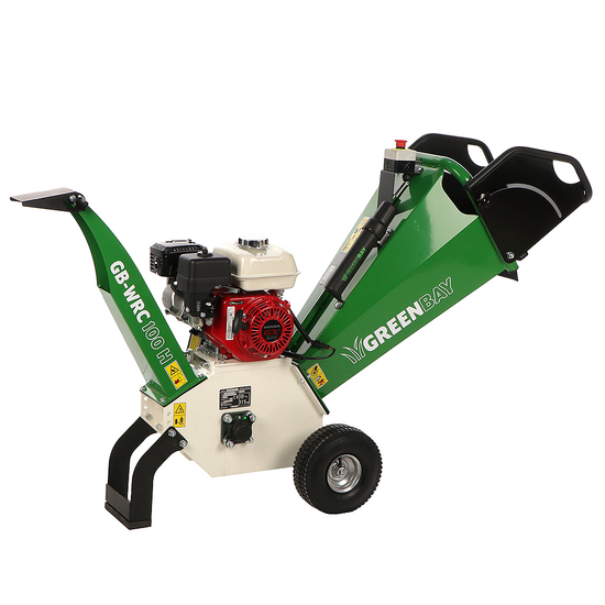 GreenBay GB-WRC 100 H - Profi H&auml;cksler mit Verbrennungsmotor - 6,5 PS Honda GX200 Motor