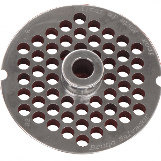 Sieb f&uuml;r Fleischwolf N.32 - L&ouml;cher &Oslash; 8 mm - Durchmesser 99 mm