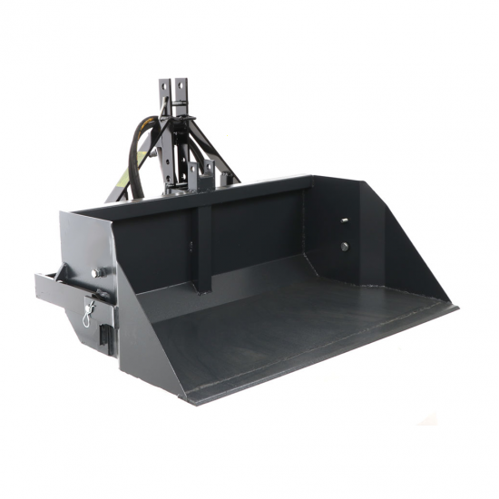 Hydraulische Heckschaufel f&uuml;r Traktor B-PAL H 100 BlackStone von 100 cm - Tragf&auml;higkeit 400 Kg