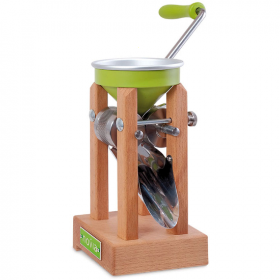 Eschenfelder Novia ng1200 Aluminium gr&uuml;n 150g - Manuelle Flockenquetsche mit Edelstahlwalzen