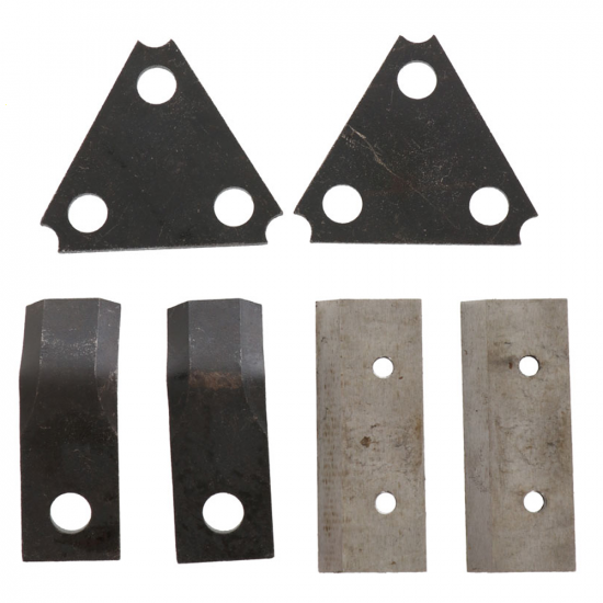 Kit Ersatzmesser/Hammerklingen f&uuml;r H&auml;cksler BullMach ZEUS 75 R