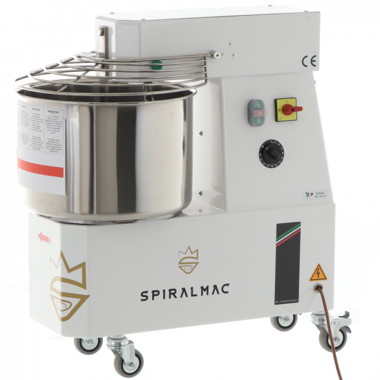 Spiralkneter SPIRALMAC SV20 2 Geschwindigkeiten - Teigkapazit&auml;t 20 Kg - 400V
