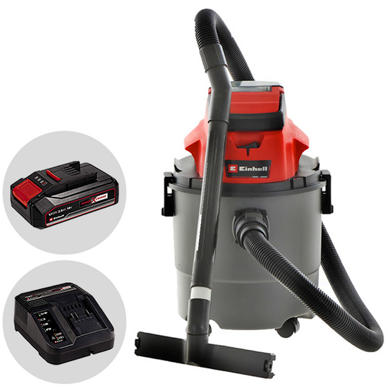 Einhell TC-VC 18/15 Li - Akku-Nass-Trockensauger - 18V 2.5Ah