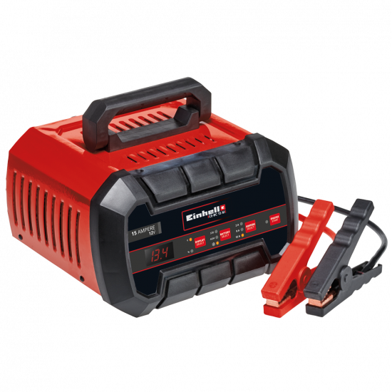 Einhell CE-BC 15 M - Kfz-Ladegerät - 12V - Kfz- und Motorradbatterie - Stahl/Kunststoff