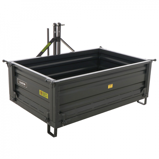 Heckcontainer f&uuml;r Traktoren Blackstone B-TB 160 - kippbar - 3 Bordw&auml;nde