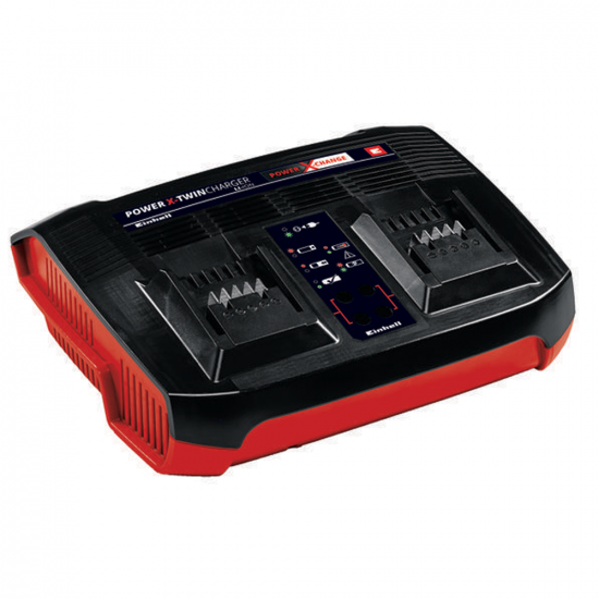 Ladegerät Einhell Power-X-Twincharger 3 Ah Parallelladung 2x 18 V-Akkus