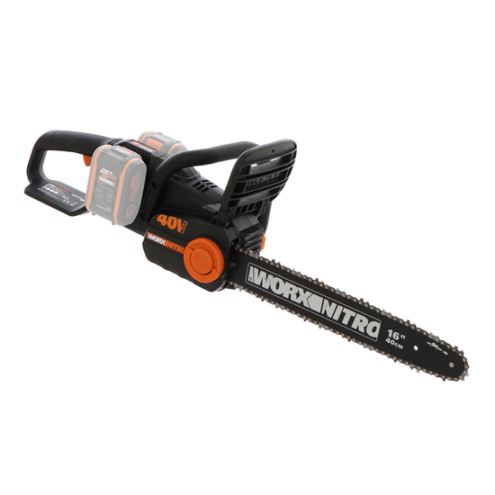 WORX NITRO WG385E.9 - Akku-Kettens&auml;ge - 40V - SOLO
