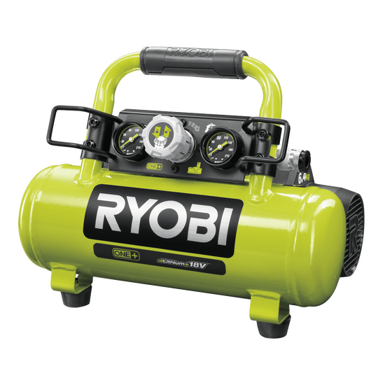 Ryobi R18AC-0 - Tragbarer Akku-Kompressor - 18V - AKKU UND LADEGER&Auml;T NICHT ENTHALTEN
