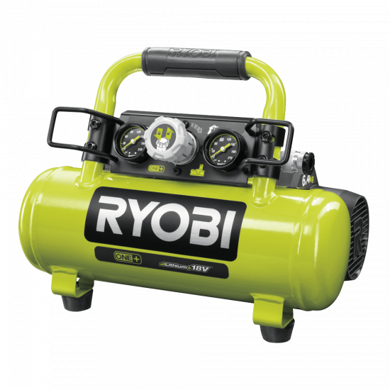Ryobi R18AC-0 - Tragbarer Akku-Kompressor - 18V - AKKU UND LADEGER&Auml;T NICHT ENTHALTEN