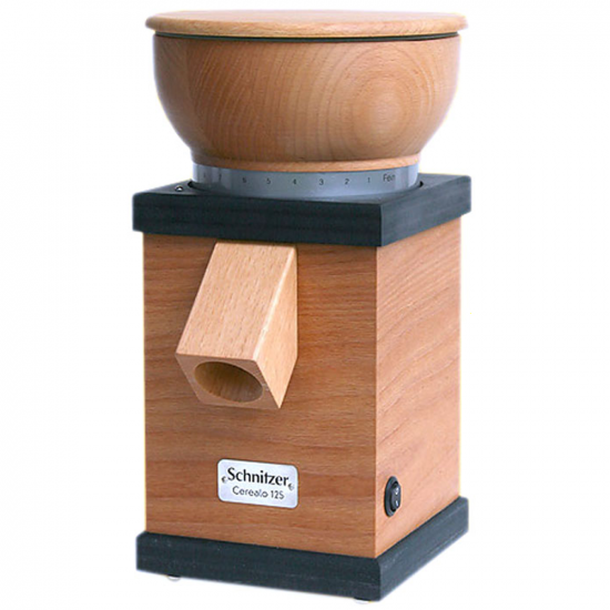 Schnitzer Cerealo 125 - Getreidem&uuml;hle aus Buche - 360W