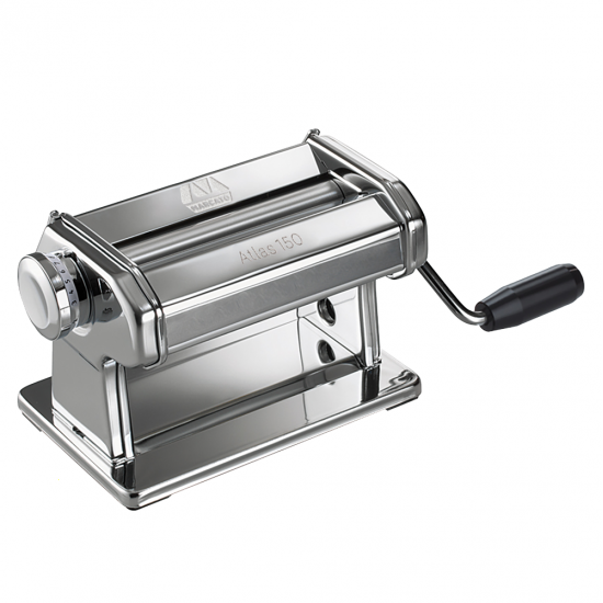Marcato Atlas 150 Roller - Manuelle Nudelmaschine aus Edelstahl