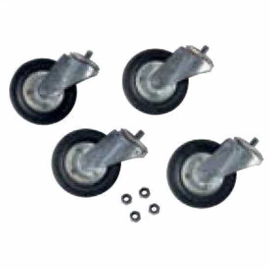 Set 4 Drehr&auml;der f&uuml;r Kompressoren f&uuml;r Traktor Airmec - Wortex