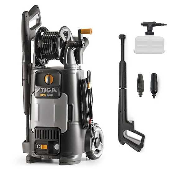 Stiga HPS 345 R - Hochdruckreiniger - leistungsfähig und kompakt - max. 145 bar