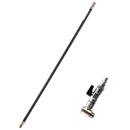 Agrieuro pneumatische Verl&auml;ngerungsstange 150 cm f&uuml;r Kompressor - Feste Stange 150 cm