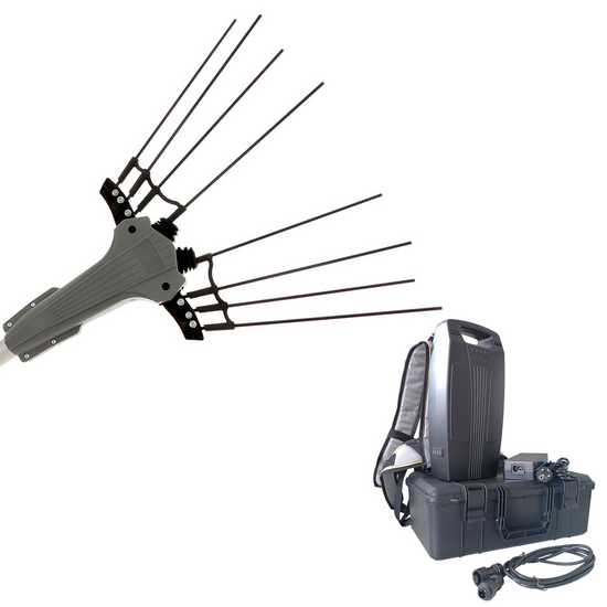 Batteriebetriebener Olivenr&uuml;ttler Volpi Olytech Mondial 845SP 240 - Rucksack-Akku enthalten