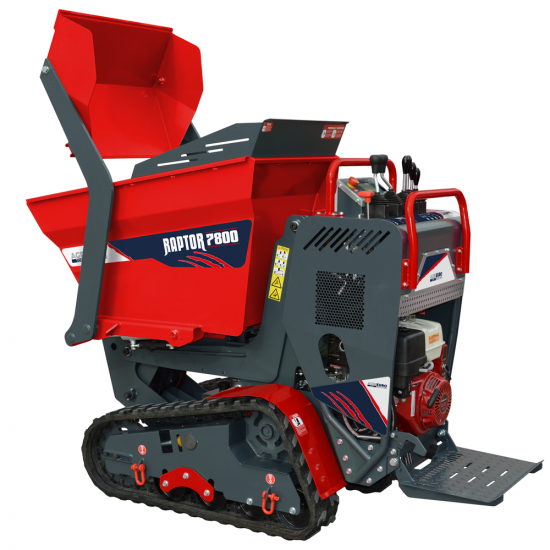 Raupendumper AgriEuro Top-Line RAPTOR 6800 HD - Honda GX270 - Mit Ladeschaufel