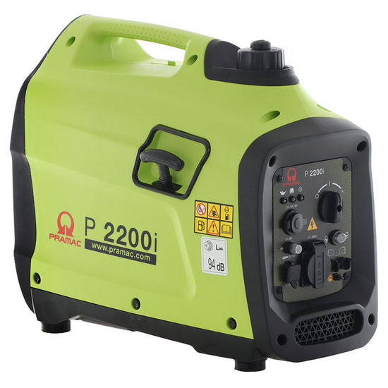 Pramac P2200i -  Leiser Inverter Stromerzeuger Pramac 2.1 kW - Nenn-Dauerleistung1.9 kW - 230V