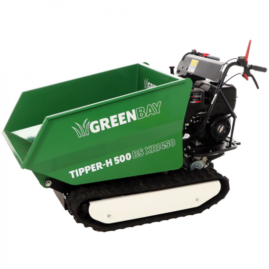 Raupentransporter Dumper GreenBay TIPPER-H 500 - Motor BS XR1450 - Hydraulische Mulde
