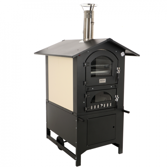 Holzbackofen f&uuml;r drau&szlig;en Seven Italy ZEUS 80x45