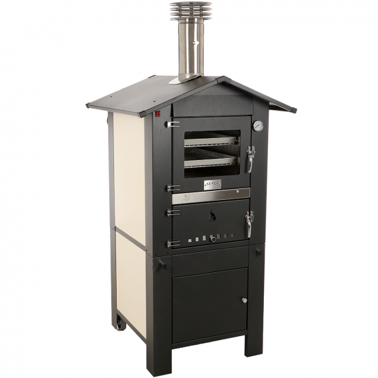 Holzbackofen f&uuml;r drau&szlig;en Seven Italy Era Premium 57x45 cm