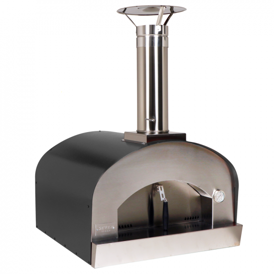 Holzbackofen Seven Italy Persefone - Anthrazit