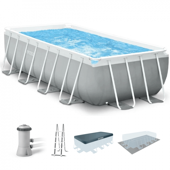 Intex Prisma Frame 26792NP - 488x244x107 cm - Aufstellpool
