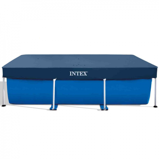 Poolabdeckung frame rechteckig Intex 28036