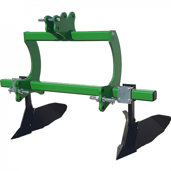 Furchenzieher Seven Italy Big mit 2 Pfl&uuml;gen - Rahmen 140 cm - F&uuml;r Traktoren mit Dreipunktaufnahme