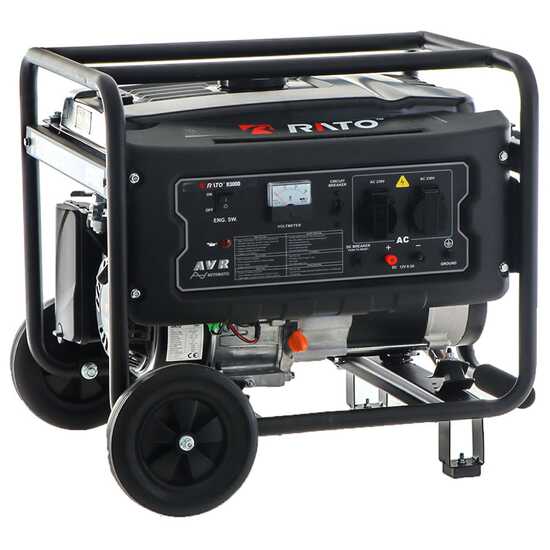 Benzin-Stromerzeuger Rato R3000 - mit Wagen - 2.7 Kw