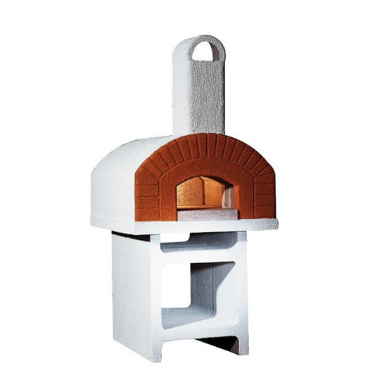 Linea VZ Portici - Holzbackofen f&uuml;r drau&szlig;en aus Beton - Backfl&auml;che 72x70 cm
