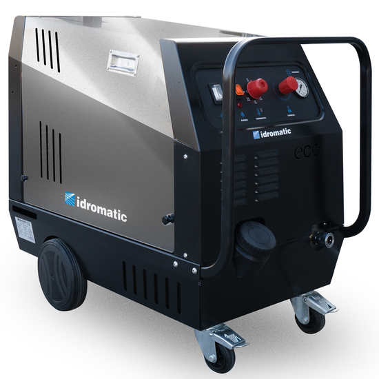 Idromatic Eco 170.13 &ndash; Professioneller Hei&szlig;wasser-Hochdruckreiniger &ndash; Dreiphasig &ndash; 180 bar &ndash; 780 l/h